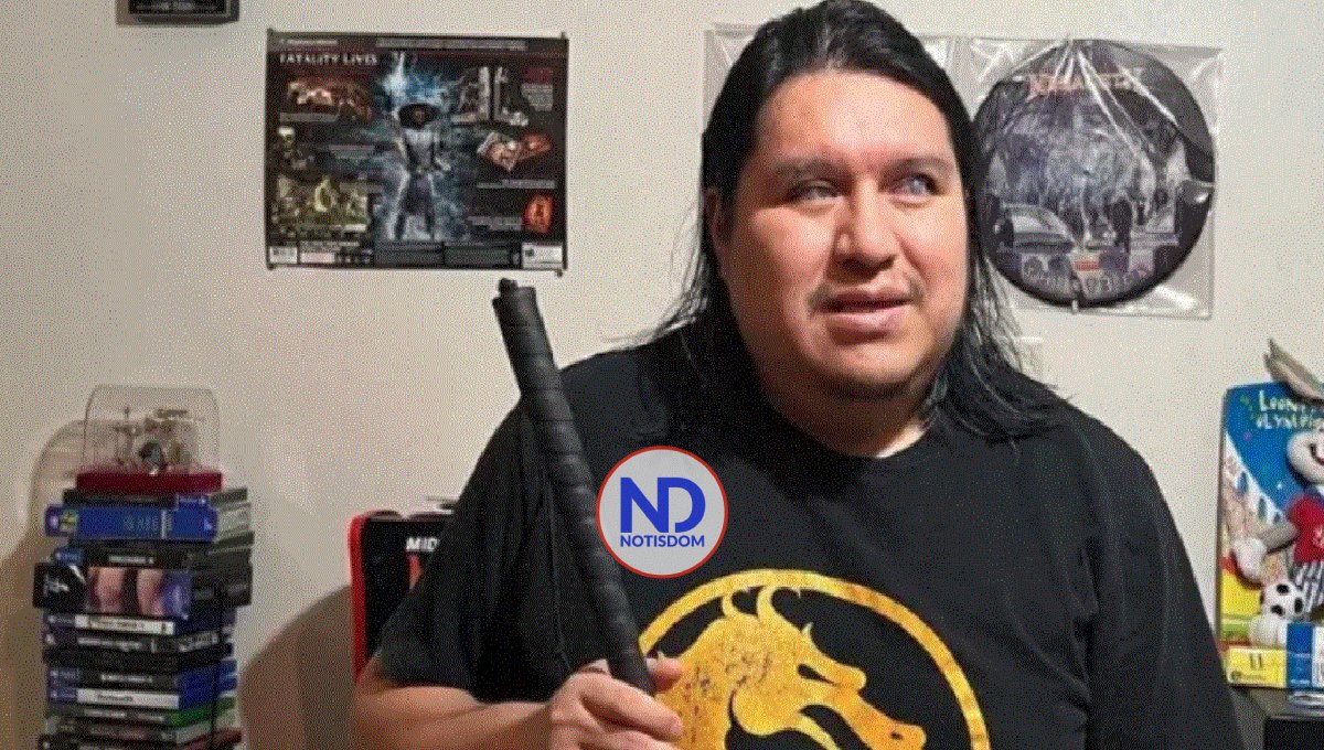 Carlos Vásquez el  jugador no vidente que compite guiándose de los sonidos