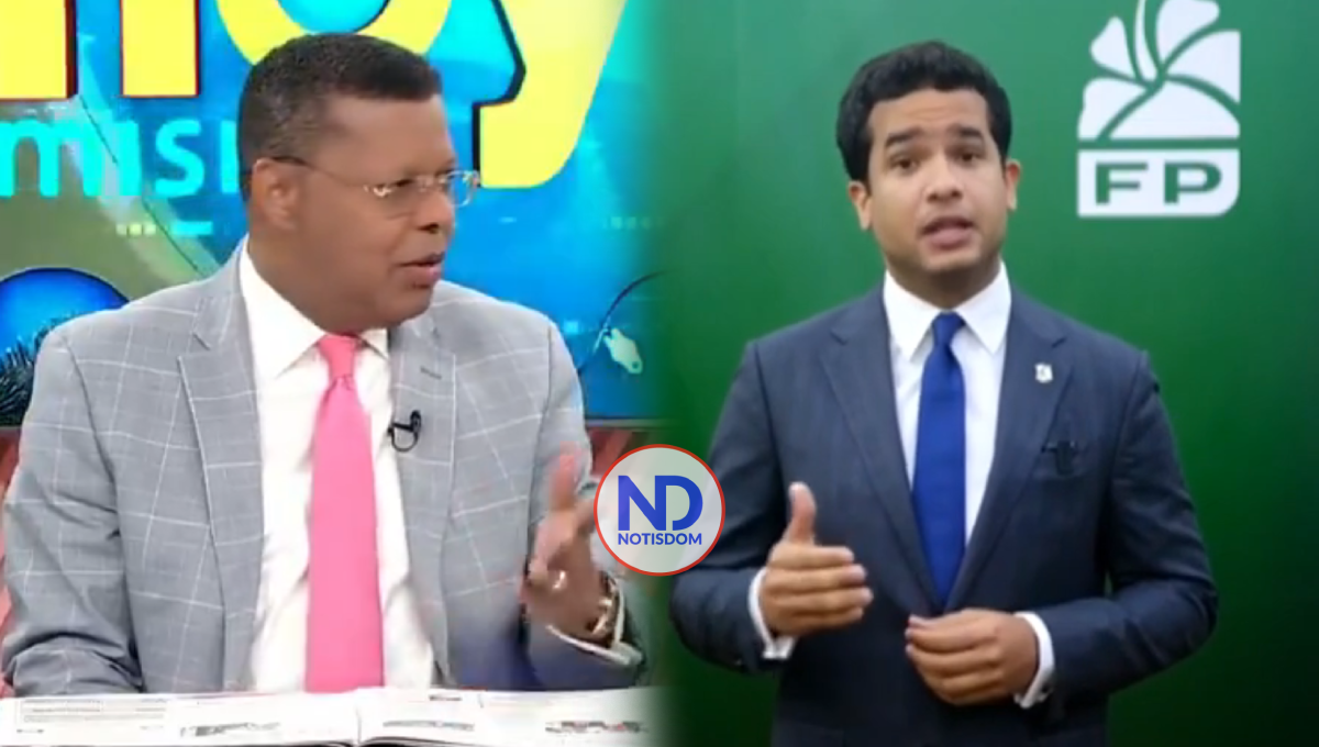 VIDEO | Periodista Danny Alcántara llama «ignorante» a Omar Fernández, candidato a senador FP