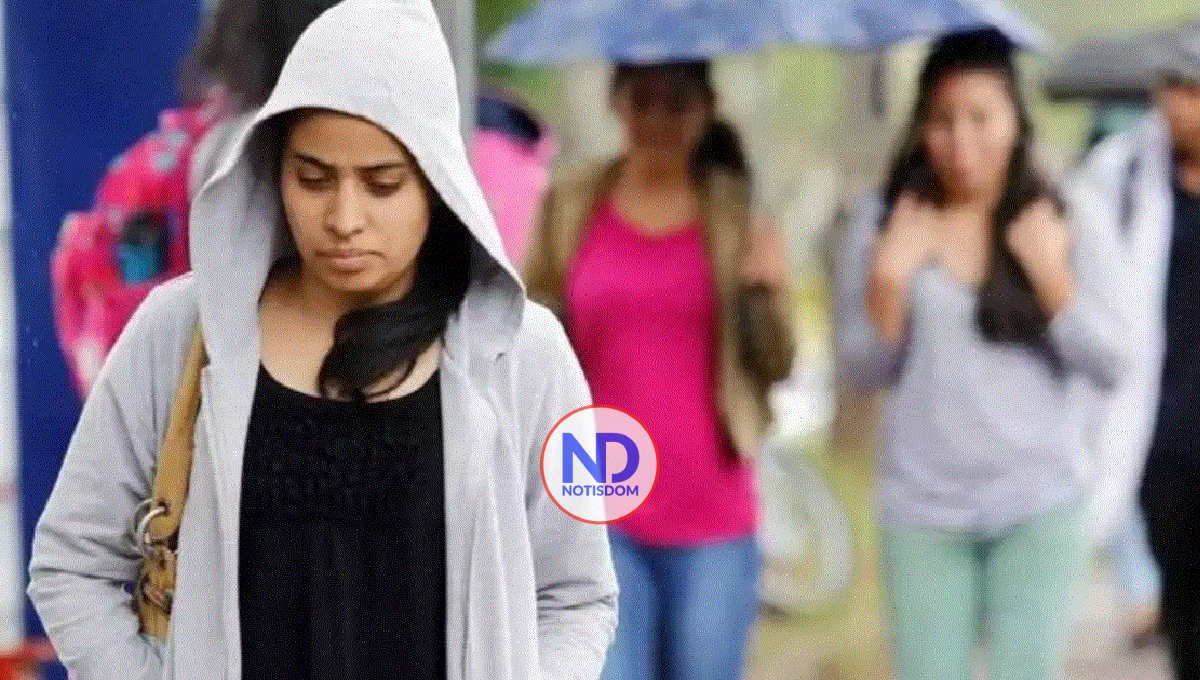 Frente frío continúa incidiendo sobre RD; 8 provincias en alerta