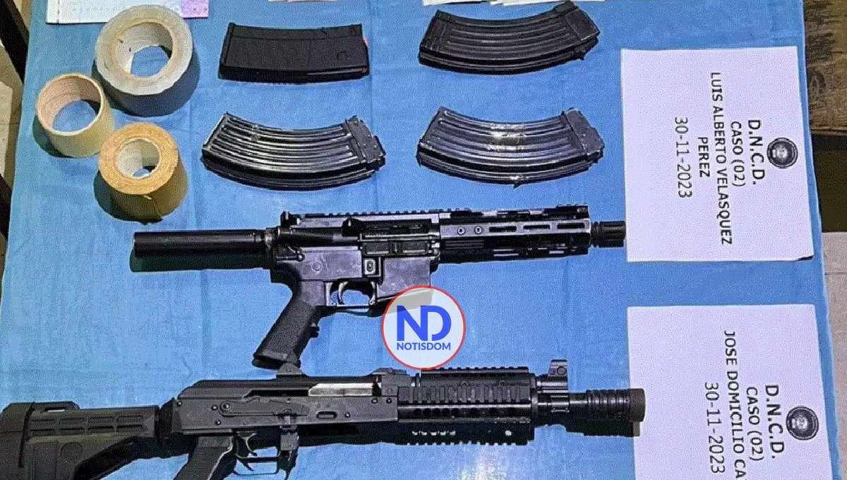 Apresan dos extranjeros en Barahona con tres fusiles