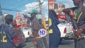 Presos 14 limpiavidrios haitianos en SDO luego de video con puñal