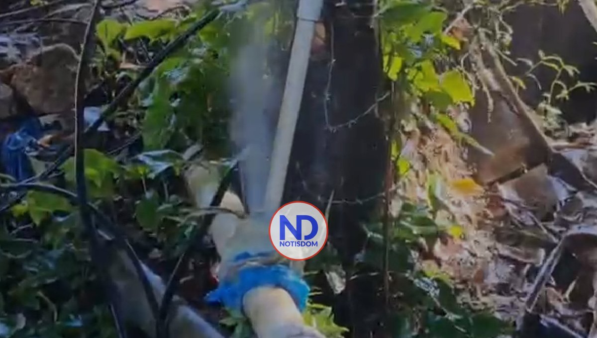 Clausuran toma de agua clandestina en Jarabacoa