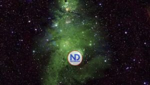 La Nasa capta grupo de estrellas con la apariencia de un árbol de navidad