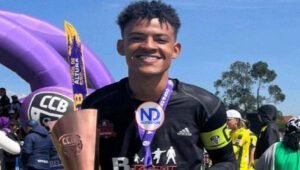 Joven dominicano gana tercer lugar en la Copa de fútbol Bogotá, Colombia