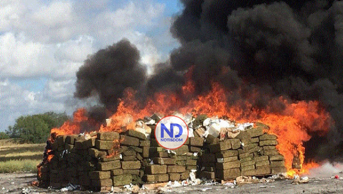 Procuraduría afirma incineró más de 121 kilogramos de narcóticos