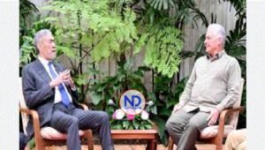 Presidente Díaz Canel recibe dirigente izquierda RD