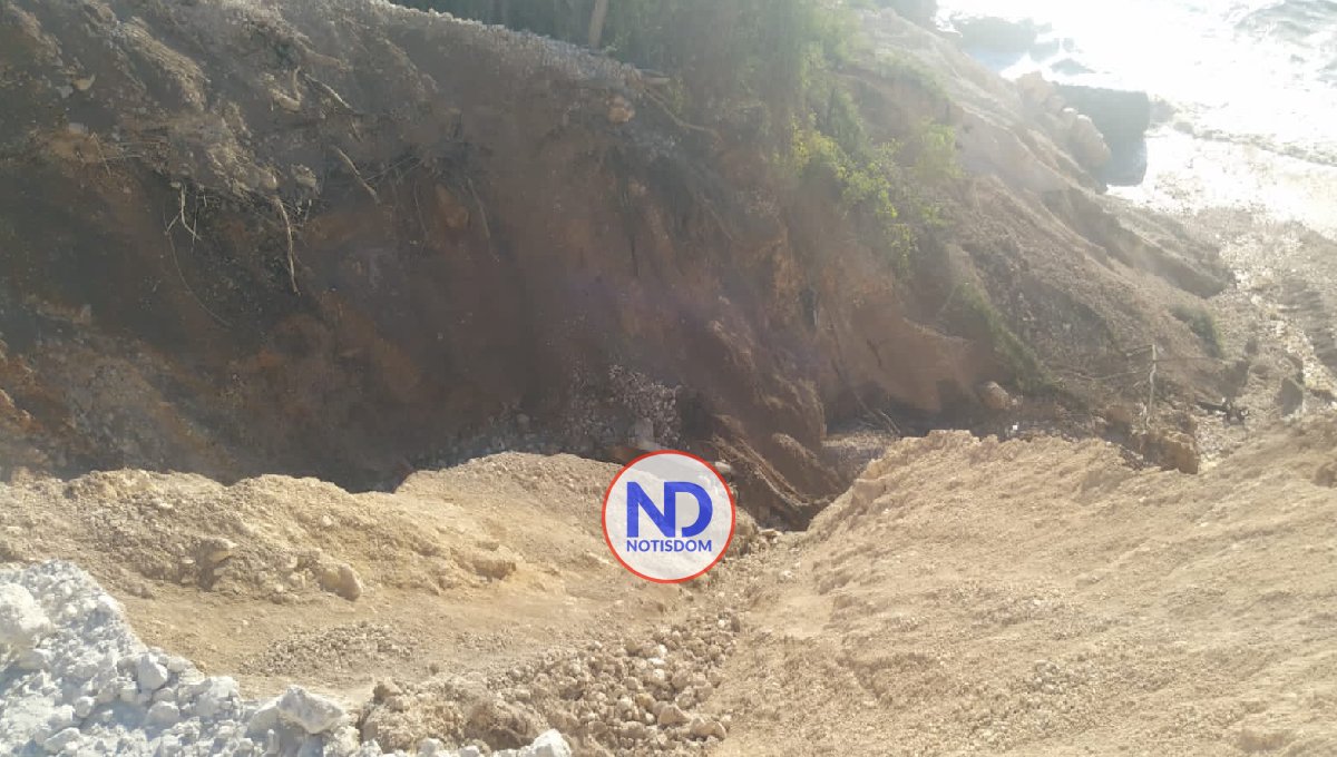 Desaprensivos armados causaron derrumbe Barahona-Enriquillo 2 Desaprensivos armados causaron derrumbe Barahona-Enriquillo