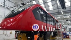 Llega a Dominicana primer tren Sistema Monorriel de Santiago