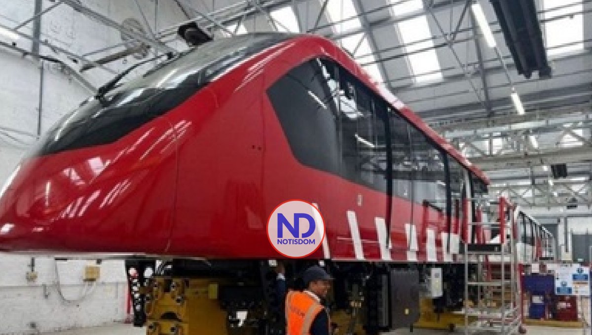 Llega a Dominicana primer tren Sistema Monorriel de Santiago 2 Llega a Dominicana primer tren Sistema Monorriel de Santiago