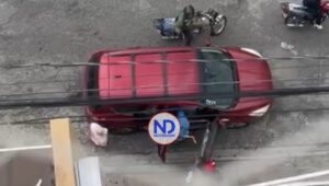 VIDEO | Captan supuesto asalto a vehículo llegaba a residencial Km 9 Autopista Duarte