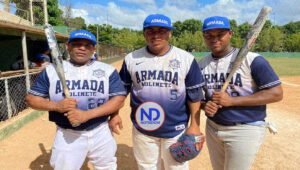 Armada y PN dividen en softbol molinete de los Juegos Militares