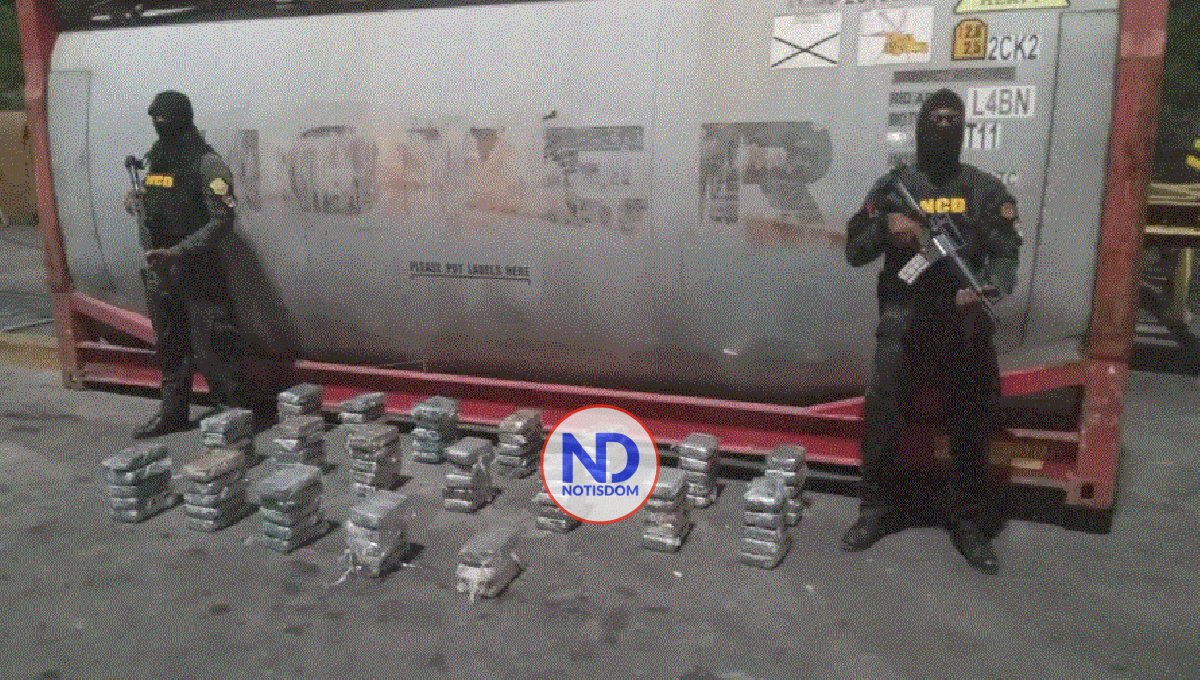 DNCD se incauta 93 paquetes de cocaína en caucedo