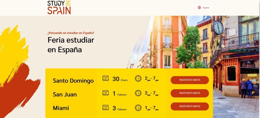 feria en espana Hoy realizarán primera feria educativa “Estudiar en España”