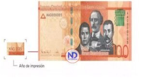 Este viernes circulará nuevo billete de RD$100