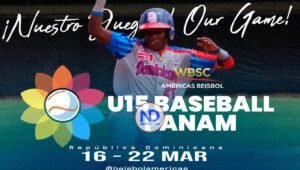 Premundial U15 de béisbol será en marzo en la RD