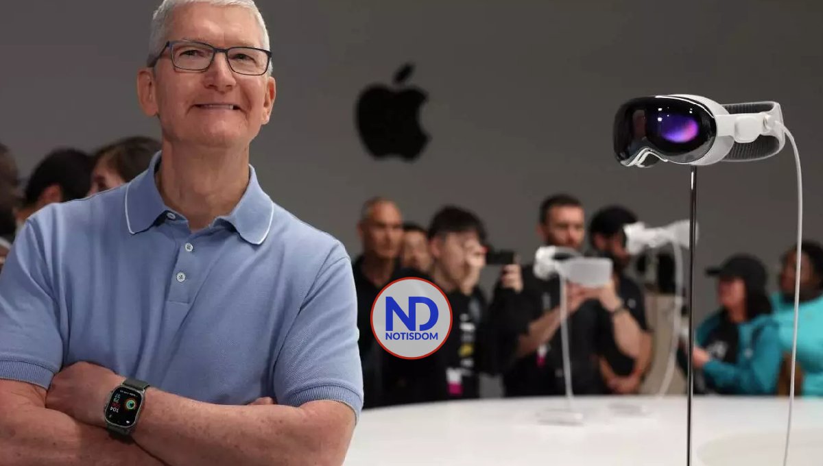 Tim Cook da la bienvenida a las nuevas gafas de realidad virtual de Apple desde Nueva York