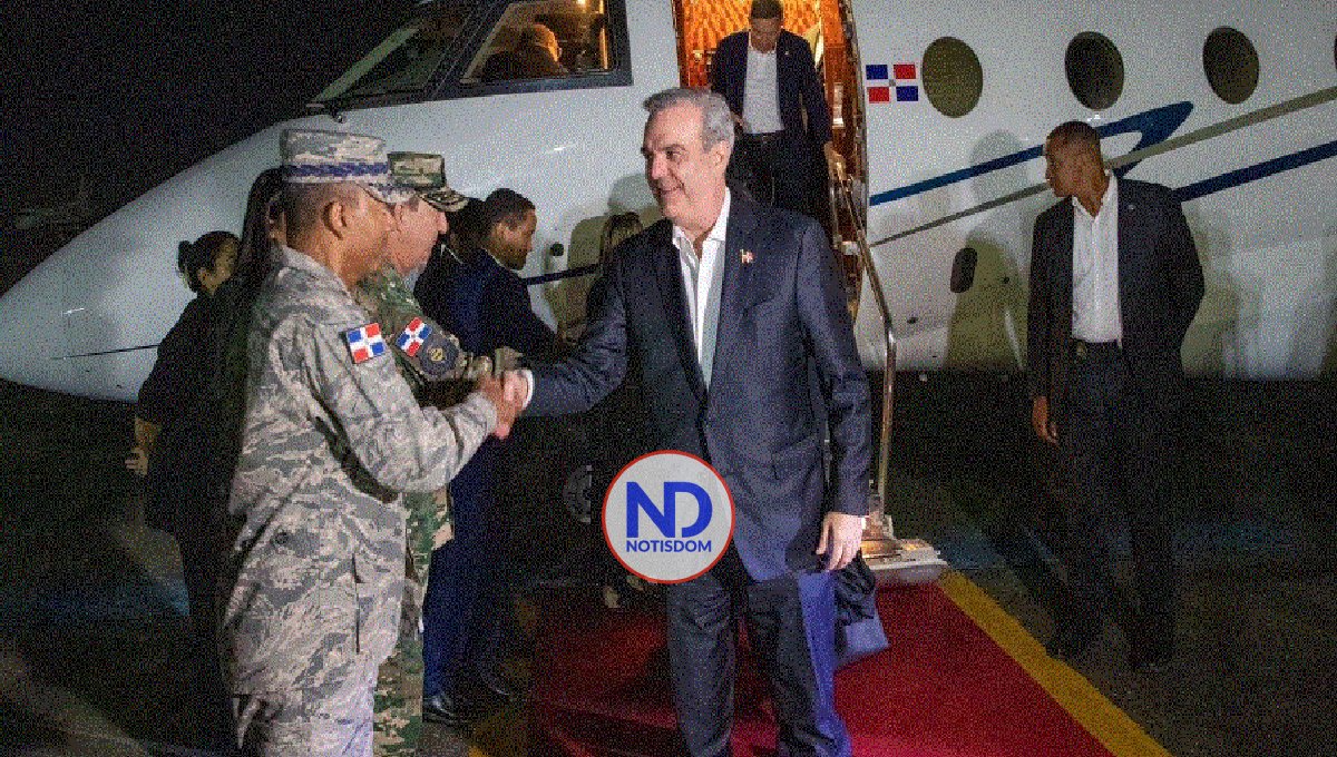 Abinader retornó anoche tras pronunciar discurso en la ONU