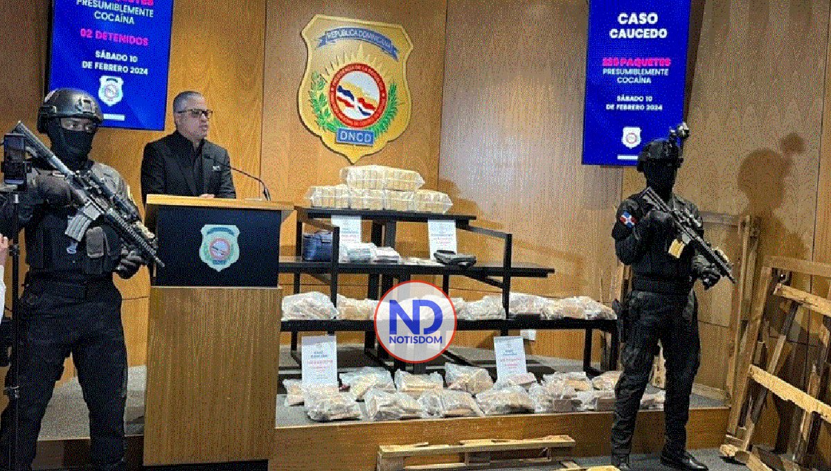 Ocupan 255 paquetes de cocaína en 2 acciones, una persona herida