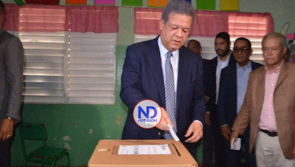 Leonel votará este domingo a las 12:30 de la tarde en la escuela República Dominicana