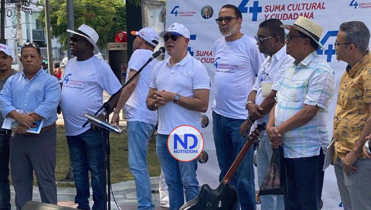 Movimiento realiza acto artístico en apoyo candidatura Abinader