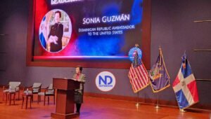 Sonia Guzmán destaca impacto de la comunidad dominicana en el exterior