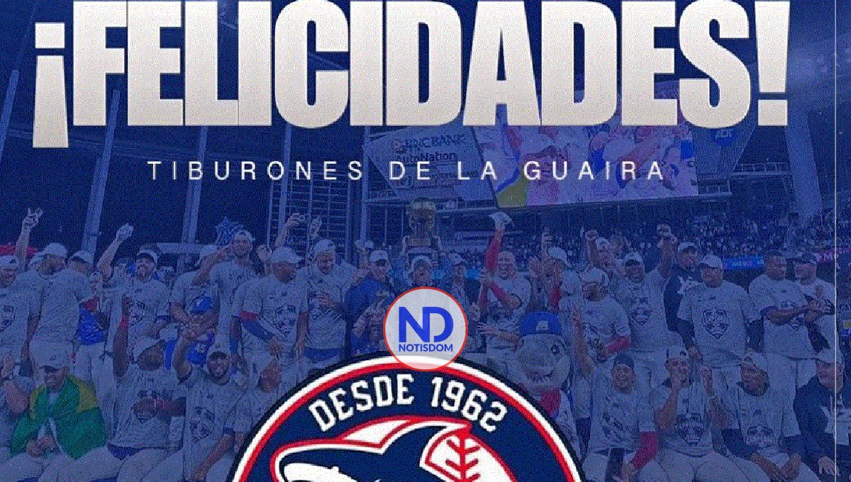 Licey felicita a los Tiburones por campeonato de Serie del Caribe