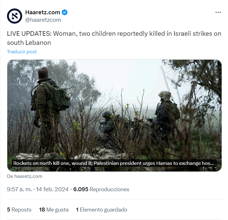 twitter haaretz Concluye sin acuerdos la jornada de diálogos sobre Gaza