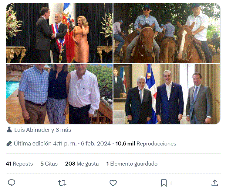 twitter ito bisono y pinera El mundo reacciona ante fallecimiento del ex presidente de Chile, Sebastián Piñera
