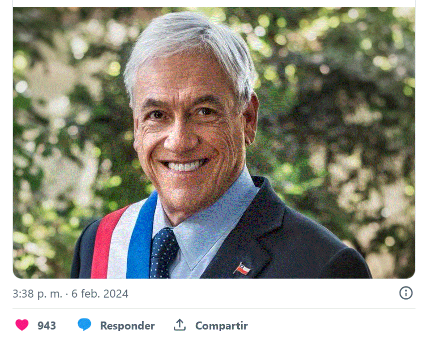 twitter luis amalegro y pinera El mundo reacciona ante fallecimiento del ex presidente de Chile, Sebastián Piñera