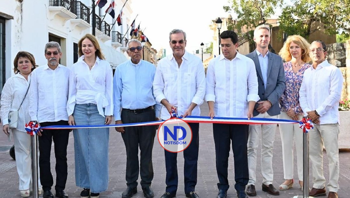 Gobierno dominicano inaugura obras en centro histórico de SD