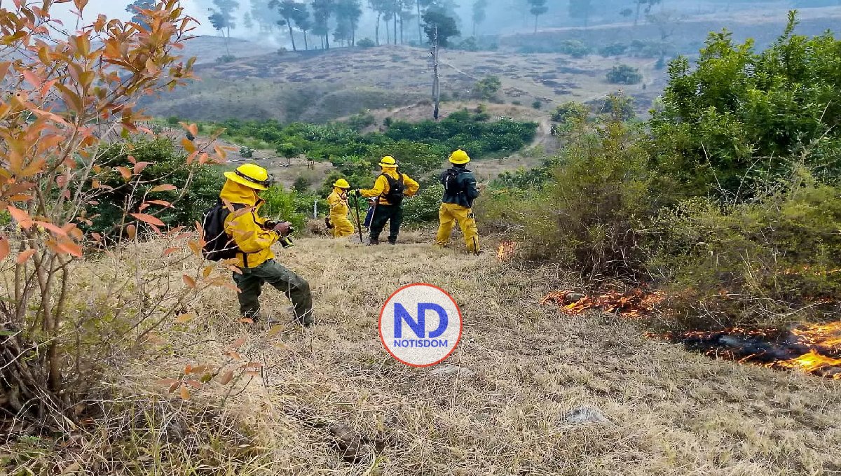 Bomberos forestales combaten incendios en diversos puntos del país 2 Bomberos forestales combaten incendios en diversos puntos del país