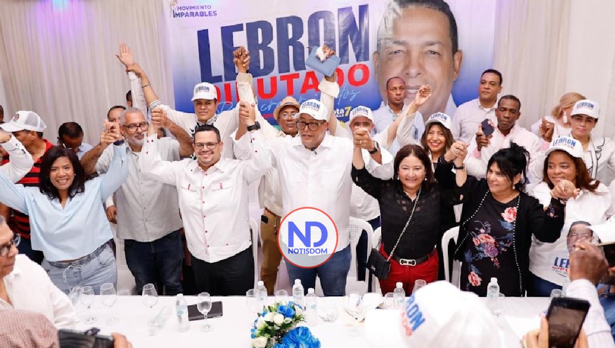 Lebron anuncia candidatura a diputado por Santo Domingo