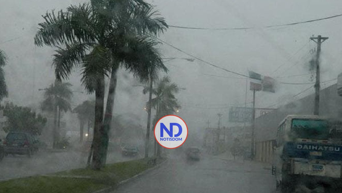 En alerta seis provincias RD por aguaceros, tormentas y viento