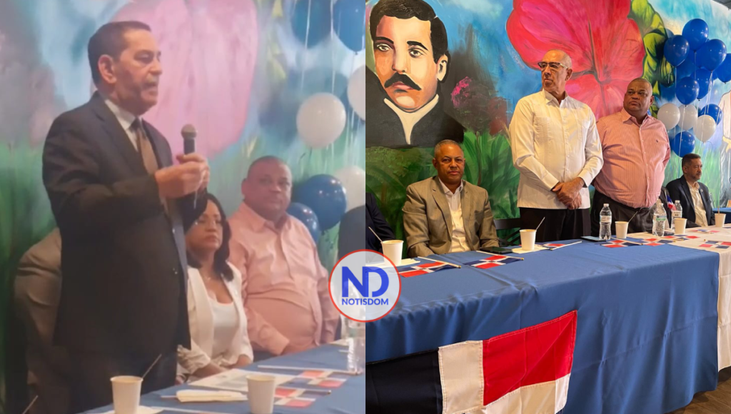 NOTISDOM FOTOS PF 2024 03 22T165421.242 Eligio Jáquez juramenta Comando de Campaña PRM en la ciudad de Raleigh