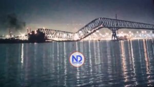 Se desploma puente en Baltimore debido al choque de un barco