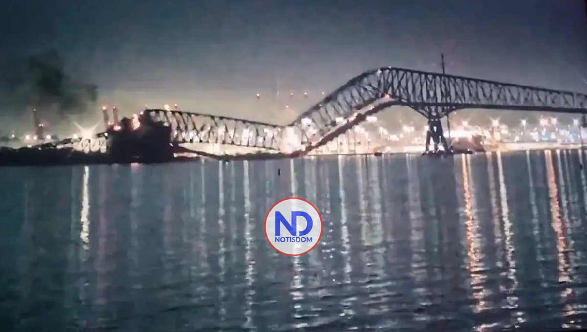 Se desploma puente en Baltimore debido al choque de un barco
