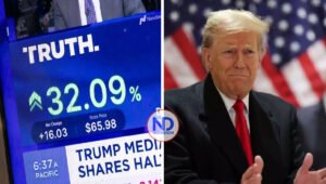 Red social de Donald Trump se dispara un 54 % en su primer día