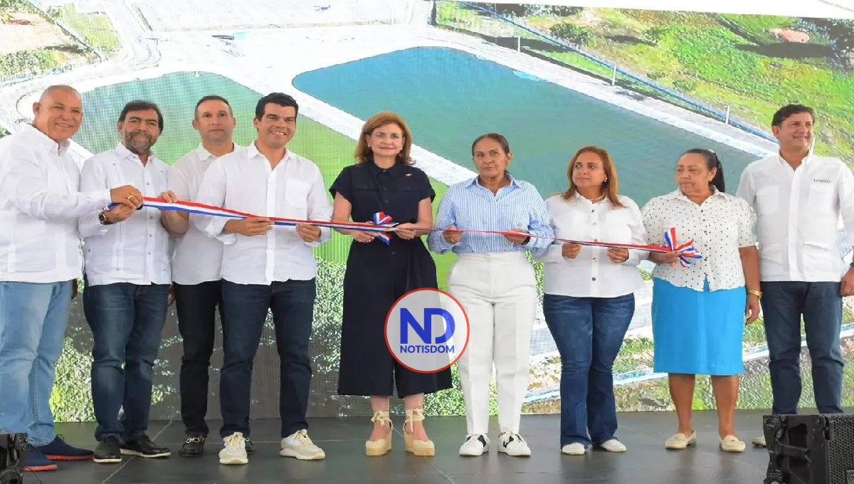 Inauguran alcantarillado y planta de tratamiento de aguas en Villa Riva