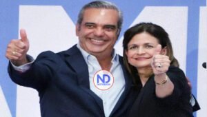 Luis Abinader y Raquel Peña irán por la reelección presidencial en mayo 2024