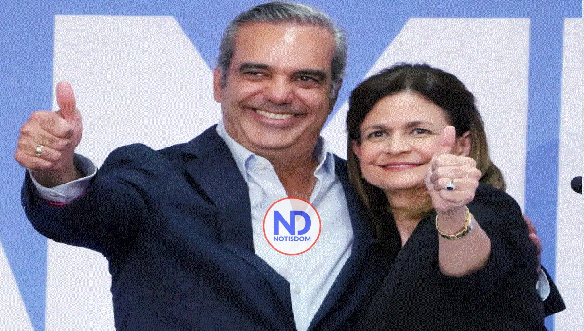 Luis Abinader y Raquel Peña irán por la reelección presidencial en mayo 2024