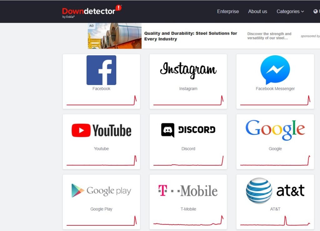 Reportan fallas en Instagram y Facebook 3 aplicaciones 7 Reportan fallas en Instagram y Facebook