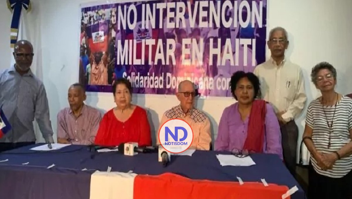 Dominicanos rechazan una intervención militar en Haití