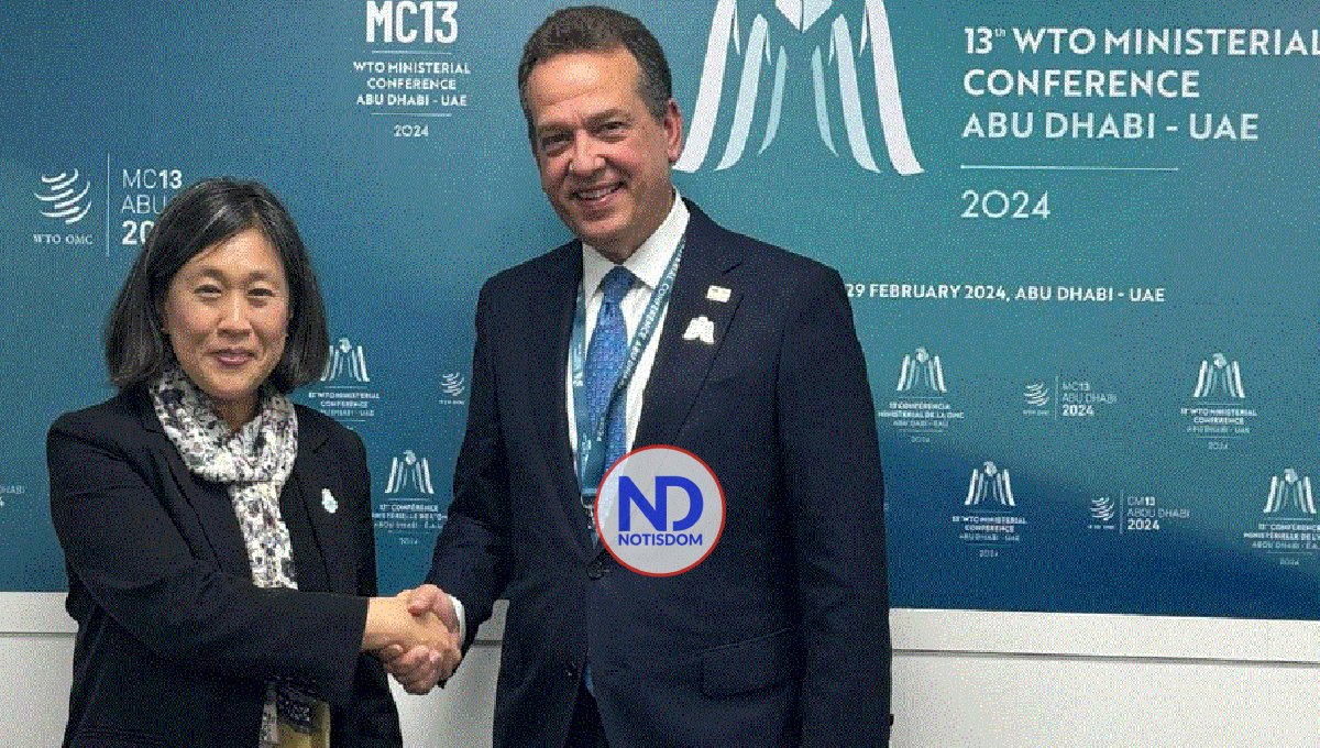 Ministro Bisonó se reúne con representante de Comercio EEUU