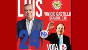 Abinader y Vinicio Castillo aparecen juntos en publicidad del Partido Reformista