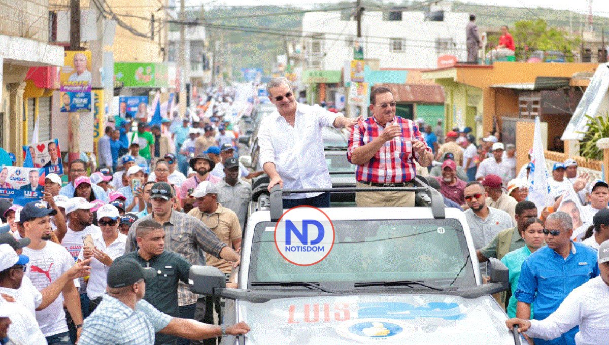 Abinader moviliza miles personas en ciudades de Hato Mayor y SPM
