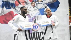 Karatecas Bernardo Pie y Madelyn Rodríguez ganan boletos a JJOO