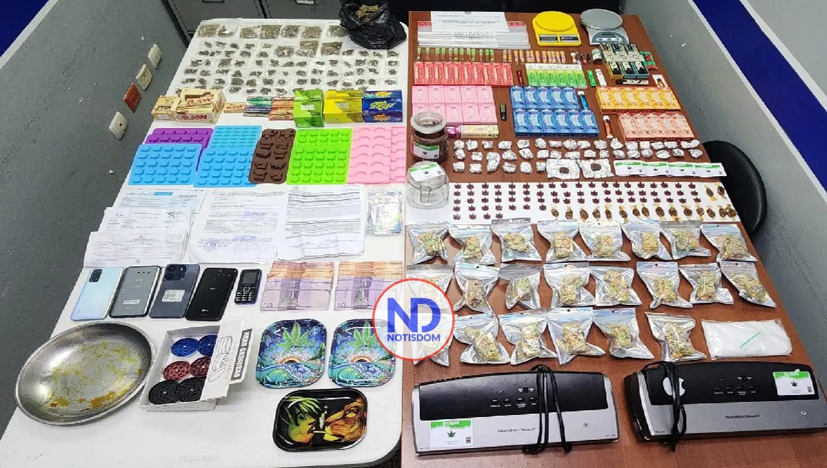 Desmantelan centro de empaque y distribución de drogas en Santiago 2 Desmantelan centro de empaque y distribución de drogas en Santiago