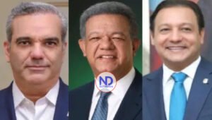Encuesta: Luis Abinader 62.4%, Leonel 22.3% y Martínez 8.9%