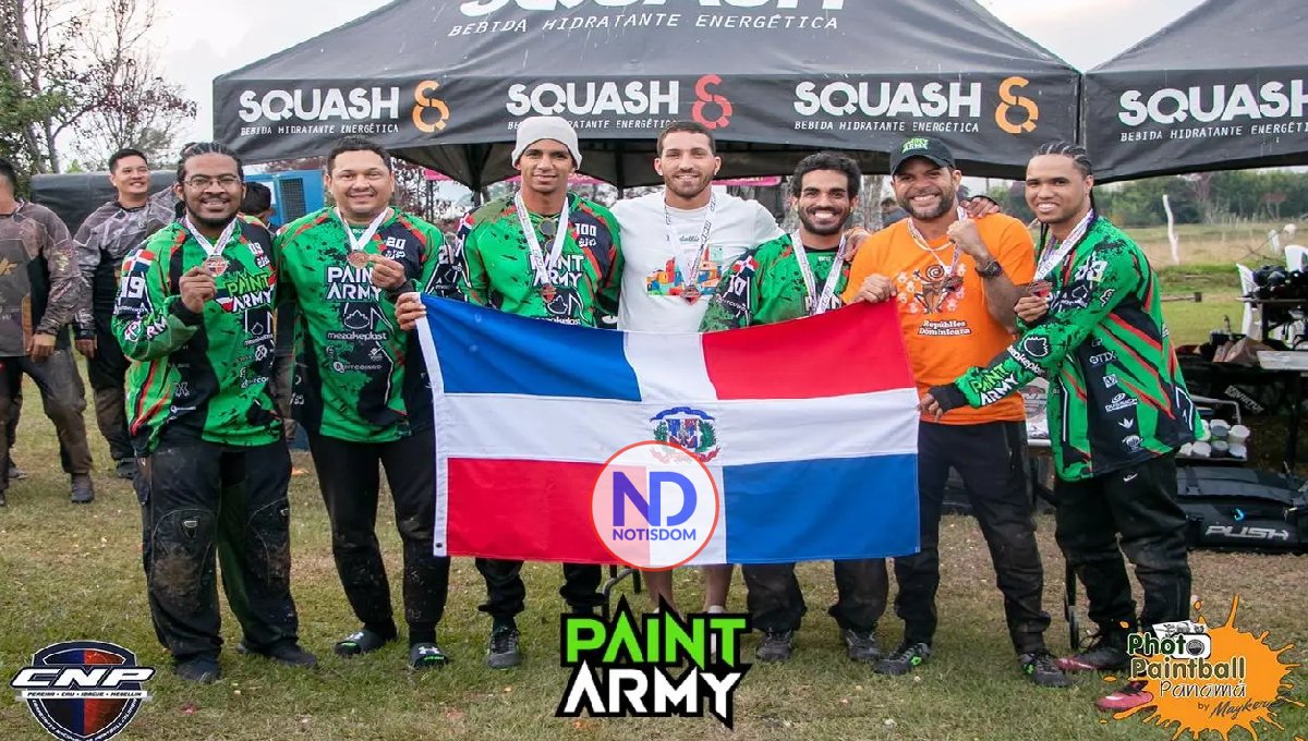 Equipo de Paintball RD logra 3er lugar en torneo realizado en Colombia