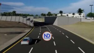 MOPC trabaja agilizar tránsito en rotonda 27 Febrero con Luperón